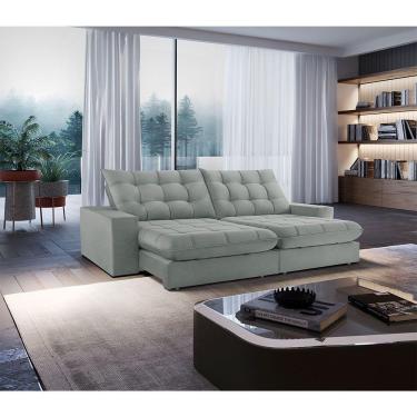 Imagem de Sofá Livy Linho 02 Módulos De 120cm B25cm Meu Sofá Online A230 Linho Cinza