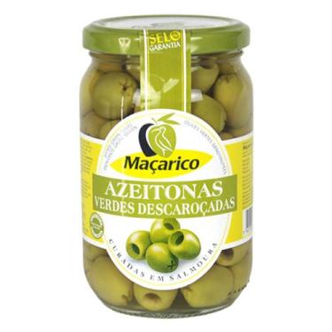 Imagem de Azeitonas Verdes Sem Caroço Maçarico 345g