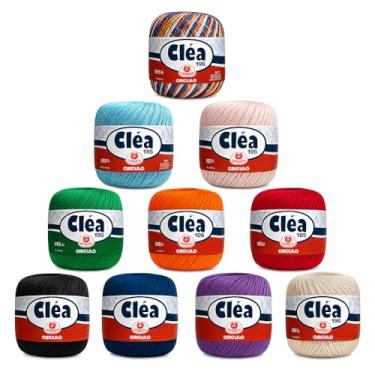 Imagem de 10 Linhas Cléa 125m Pequena Tricô Crochê Cores Sortidas