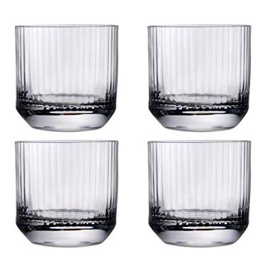Imagem de NUDE GLASS Conjunto de 4 copos Whiskey SOF de cristal sem chumbo (conjunto de 4)