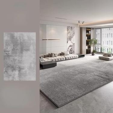 Imagem de Tapete de pelúcia para decoração de quarto, carpete grande para sala de estar, tapete grosso lavável para sala de estar, tapete de estudo macio e fofo (80x120 cm/C)