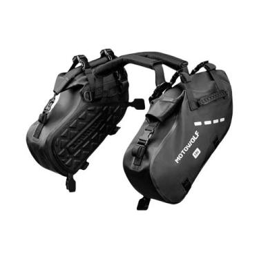 Imagem de Bolsa De Sela Para Motocicleta À Prova d'Água De Grande Capacidade, Aj