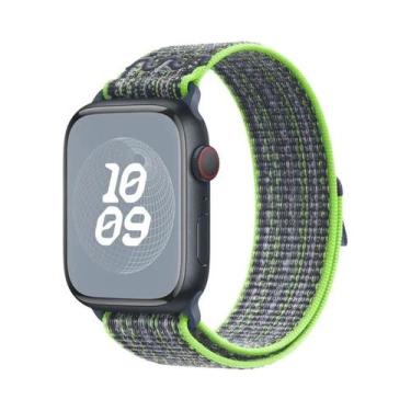 Imagem de Pulseira De Nylon Esportiva De 49mm Para Apple Watch, Laço Para Bandas