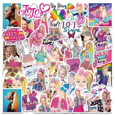 Imagem de Adesivos de vinil impermeável JoJos Siwas Anime 50 unidades/lote