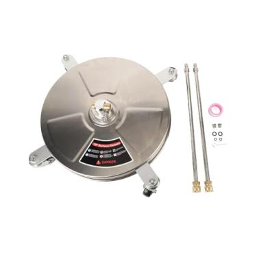 Imagem de Bothyi Limpador de superfície de lavadora de alta pressão de 15'' com 2 extensões de haste, acessório de lavadora de alta pressão, multiuso, 4000 PSI,