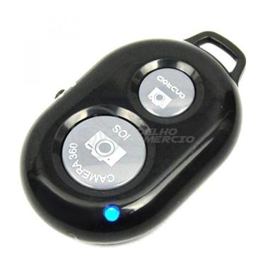 Imagem de Controle Remoto Disparador De Fotos Bluetooth Selfie - Preto