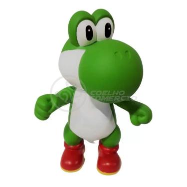 Imagem de Boneco Action Figure Yoshi Grande Super Size 26Cm - Mario