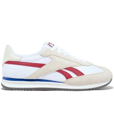 Imagem de Reebok Tênis unissex adulto World 70, Branco/vermelho/azul., 14.5 Women/13 Men