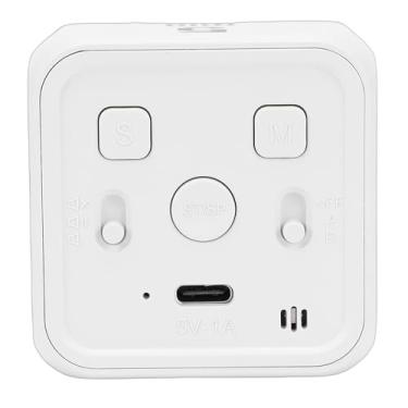 Imagem de AUNMAS Temporizador do Cubo do Sensor de Gravidade, Temporizador Visual da Produtividade Com 3 Níveis de Volume para Cozinhar a Beleza da Aptidão, Contagem Regressiva do Modo Duplo (Branca)