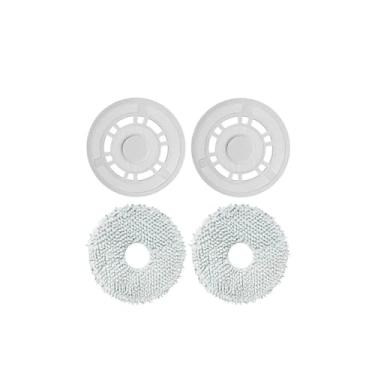 Imagem de Kit de acessórios com sacos para pó, filtros e lenços de limpeza - Compatível com os robôs aspiradores Xiaomi Mi Home Omni 1S/2/C102CN/B101CN/B116/X10+ e Dreame L10s Ultra/S10 Pro.(-4pcs)