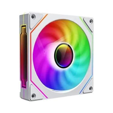 Imagem de Kit De Ventiladores Para Computador Gamer ARGB RGB De 120mm, PWM De 4 