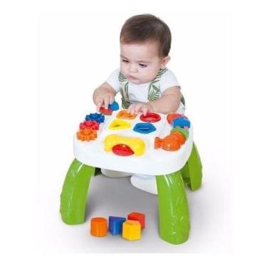 Imagem de Mesa Divertida Didática Play Time Cotiplás Ref 1996 - Coltiplás, Verde