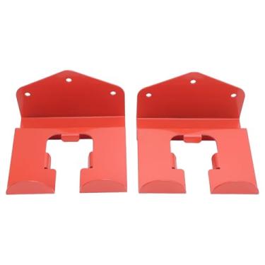 Imagem de KUIDAMOS Gancho Durável de Aço Inoxidável do Aparador de Sebes para a Organização da Garagem, 2 Conjunto Cabide da Ferramenta Elétrica do Jardim para Casa, Cremalheira Aparador Grama Weedeater