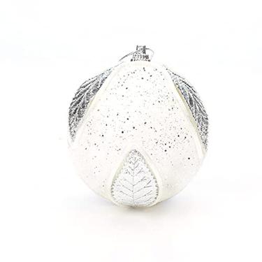 Imagem de Estink Enfeites de Bolas de Natal, 8cm Decorações de Espuma Mergulhadas Em Pó para Árvore, Guirlanda, Pendurar na Janela Com Ornamentos Coloridos Pré-Decorados (#1)