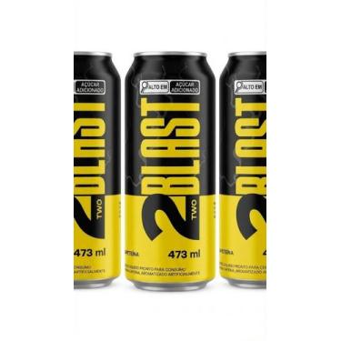 Imagem de Energético 2Blast Energy Drink 473ml Kit c/03