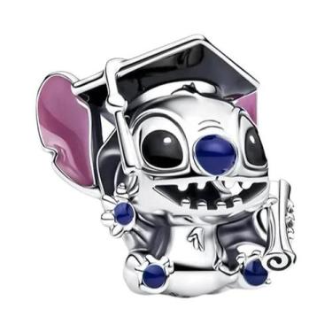 Imagem de Pingente Charm Lilo & Stitch Angel Para Mulheres, Joia DIY, Compatível