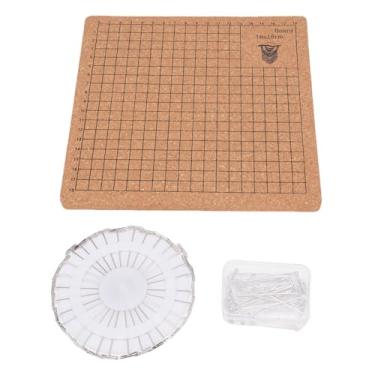 Imagem de Conjunto de placa de macrame SIWOTED kit de suprimentos com pinos de 30 T para fazer joias tranças artesanais de cortiça reutilizável