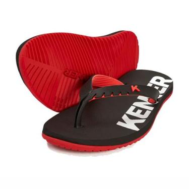 Imagem de Chinelo Kenner Red Masculino - Preto e Vermelho, 38