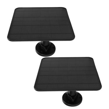 Imagem de Fafeicy Carregador de Painel Solar de 12 W para Câmeras de Segurança, Com Cabo Micro USB de 9,8 Pés e Adaptador Tipo C Fonte de Alimentação Contínua Com Eficiência de 20% para Uso