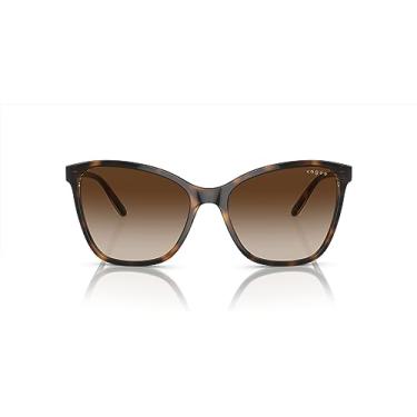 Imagem de Óculos de Sol Vogue Eyewear 0VO5520S W65613 Tam 56 / Havana Marrom - Lentes Marrom Gradiente