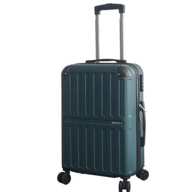 Imagem de Mala de Bordo ABS 10kg 17” a 21” Polegadas Mala de Viagem com Rodinhas 360° Cadeado Código (Verde Escuro/21”(15KG) Mode-JJJ)