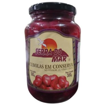 Imagem de Cebolas em Conserva no Vinagre de Vinho Tinto - 300 gr - Genérico