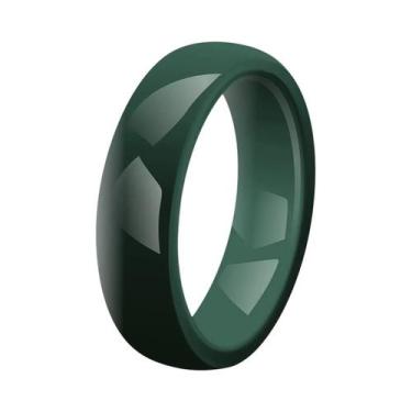 Imagem de Anel De Cerâmica De 6mm De Largura Para Homens E Mulheres, Aliança Hip