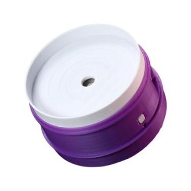 Imagem de menolana Umidificador para petecas, tampa para tubo de peteca, vaporizador multifuncional e prático para bolas de badminton, máquina de vaporizar petecas de, Roxo