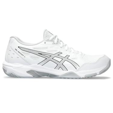 Imagem de ASICS Tênis de vôlei feminino Gel-Rocket 11, 39, branco/prata pura