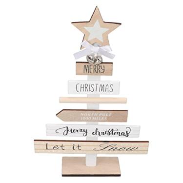 Imagem de Ornamentos de Mesa Placa Madeira com Base para Presentes Decoração Casa Layout Prop