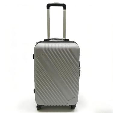 Imagem de Mala de Bordo 10kg ABS Casca Dura, Rodinhas Giratórias 360°, Cadeado com Senha, Bagagem de Mão Viagem(Cinza,N19-9kg)