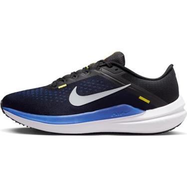 Imagem de Nike Air Winflo 10, tênis masculino, Preto Branco Racer Azul Alto Vo, 10.5