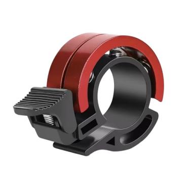Imagem de 1 som de campainha de bicicleta invisível, feito de liga de alumínio, adequado para bicicletas de montanha e bicicletas de estrada(Red)