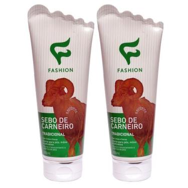 Imagem de Creme Sebo de Carneiro Tradicional 200ml Fashion  Kit 2 Frascos