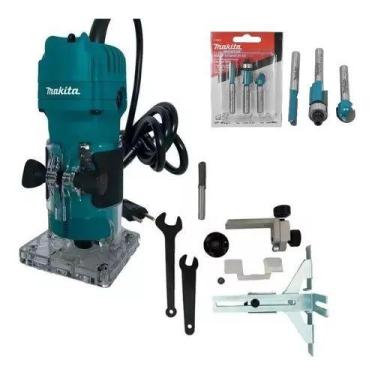 Imagem de Tupia 3709 6mm 530w + Jogo Fresas Makita