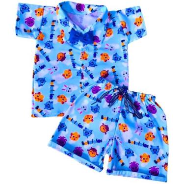 Imagem de Roupa Bolofofos Menino festa Conjunto Infantil Bolofofo - IEL, 2 anos,