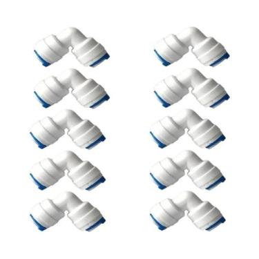 Imagem de Kit De Conexões Rápidas Push-In Para Tubos De Água RO, Conexões Em T, 