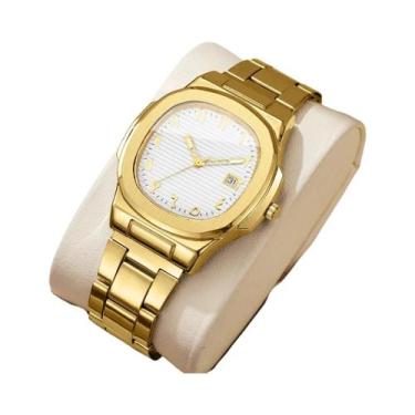 Imagem de Relógio De Pulso Masculino De Luxo Com Mostrador Quadrado, Relógio De 