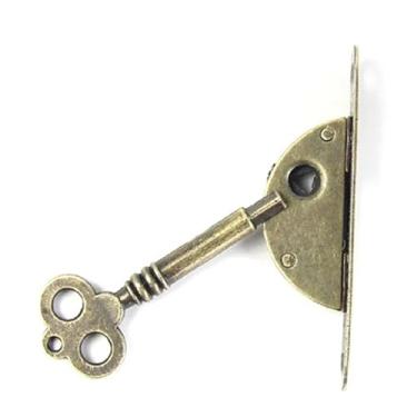 Imagem de Fechadura de gaveta de armário antigo para caixa de joias estojo de madeira estante presente MMS524 1 peça (NÃO 02 1 peça)