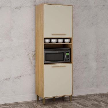 Imagem de Paneleiro Torre Quente Ambiente Salvador Cinamomo Off White - Valdemóveis