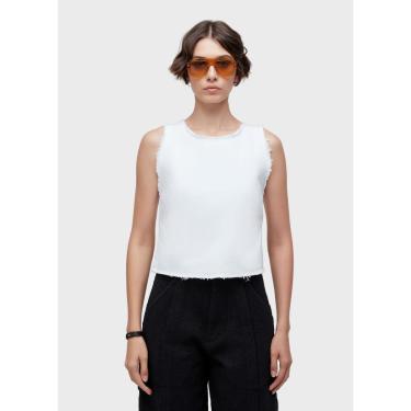 Imagem de Blusa frente única white denim OSKLEN-Feminino