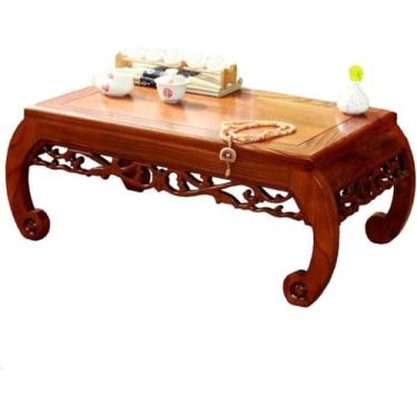 Imagem de Mesa de centro com janela de sacada, mesa de centro marrom, espaço de exibição, sala de estar, marrom