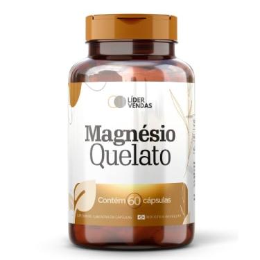Imagem de Magnésio Quelato 420mg - Suplemento de Alta Biodisponibilidade com 60 Cápsulas - Auxilia no Relaxamento Muscular, Saúde Nervosa e Metabolismo Energético - Alta Absorção e Pureza - Vegano