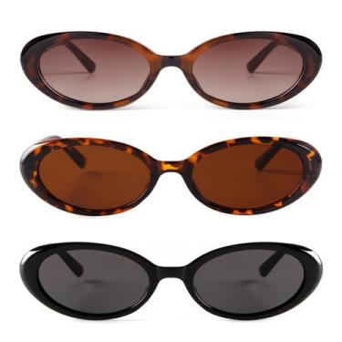 Imagem de Gafas de Sol JUDOO Pequeñas Retro Ovaladas Tintadas UV400