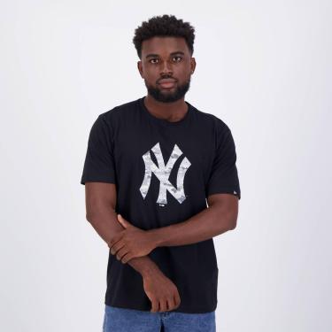 Imagem de Camiseta New Era MLB New York Yankees Core Preta-Masculino