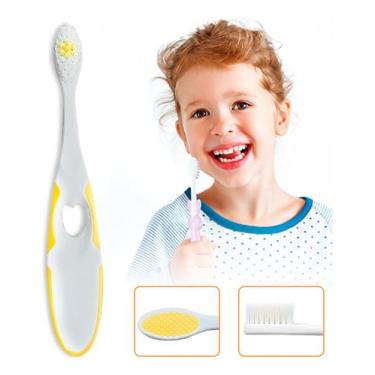 Imagem de Escova Dental Infantil Ultra Macia Coração Acqua Baby - Sunny