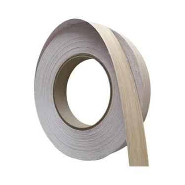 Imagem de Fita De Borda De PVC Brilhante 10m X 2cm Pré-colada Para Móveis De Mad