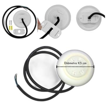 Imagem de Kit 2 Luminárias Led 12V Piscina Rgb 9W Controladora Módulo