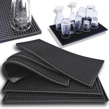 Imagem de Tapete Escorredor de Louça PVC Silicone para Copos e Talheres Tapete B