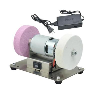 Imagem de Máquina De Moagem Dupla 100W, Polidora Elétrica De Ângulo Com Roda De 